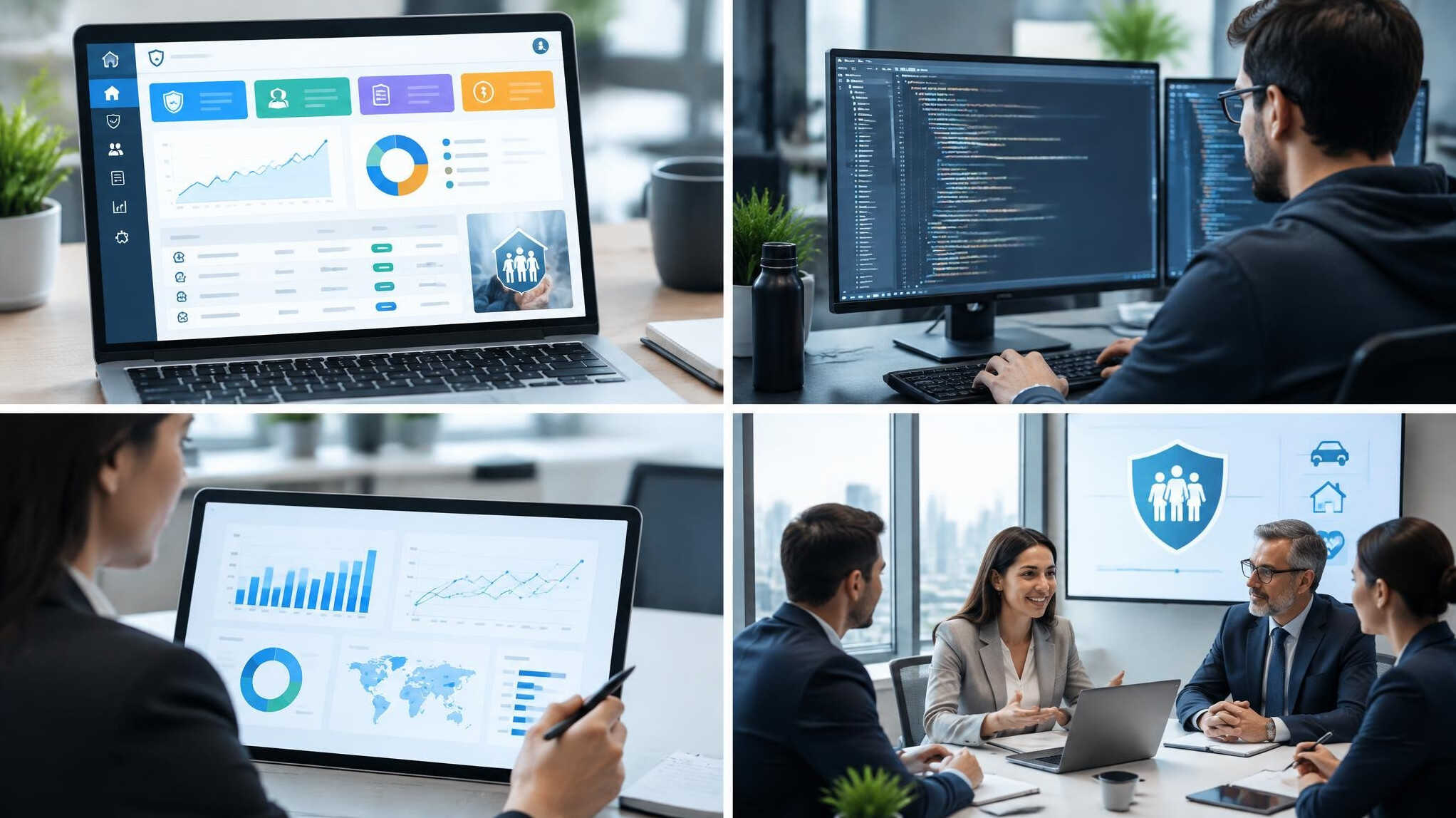 insurance software dashboard