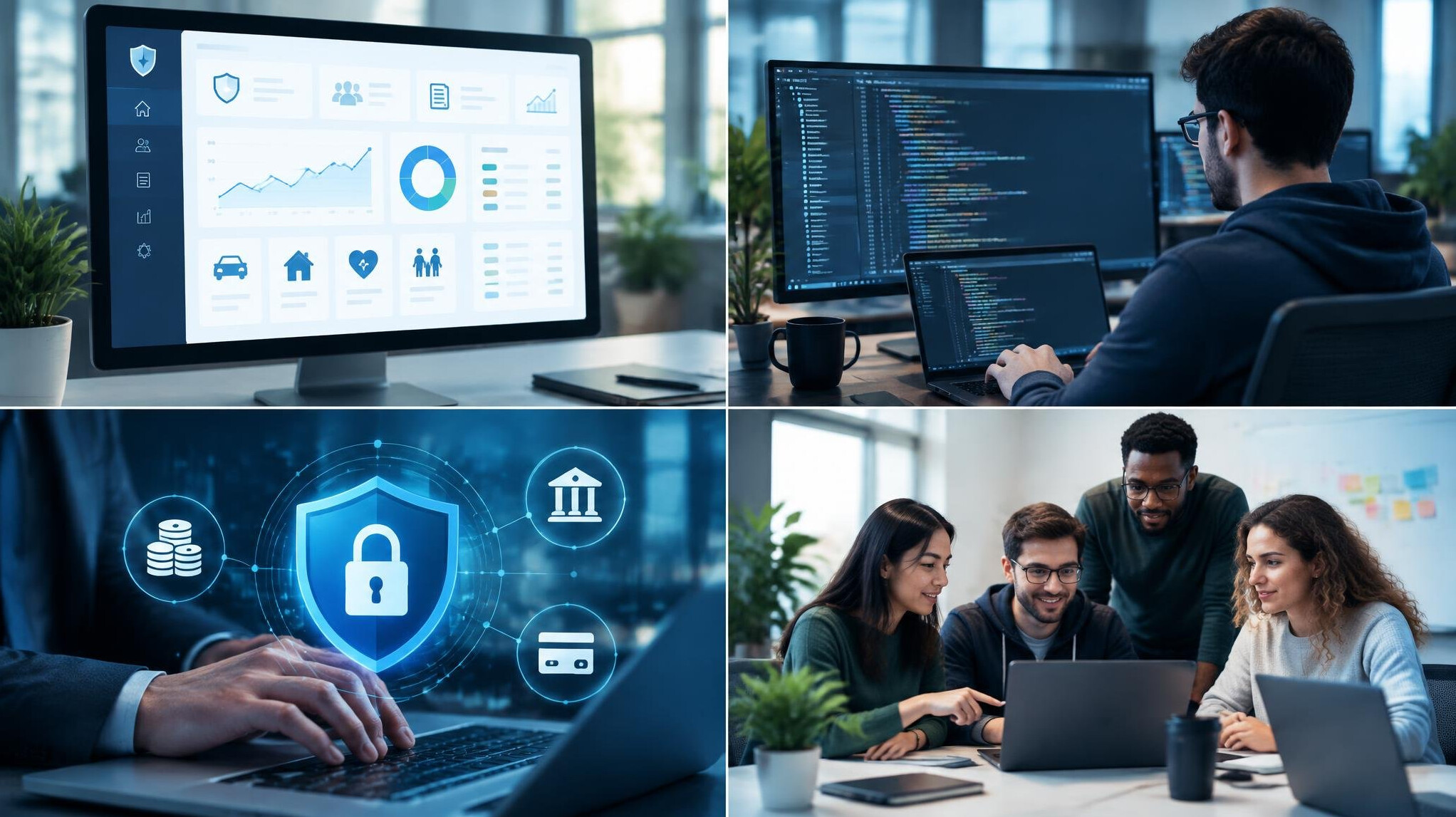 insurance software dashboard