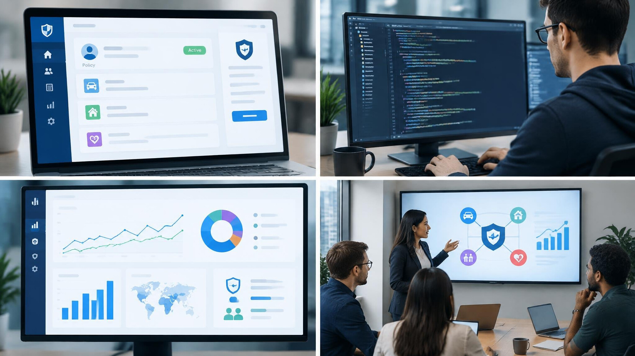 insurance software interface